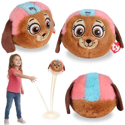 Produktbild von TY PAW Patrol Liberty Plüschball, hüpfendes Beanie Bouncers Maskottchen, Geschicklichkeitsspielzeug 10 cm