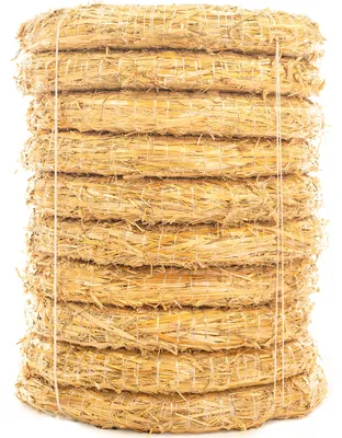 Produktbild von 10er Set Strohrömer, Durchmesser 40 cm, Stärke 6 cm