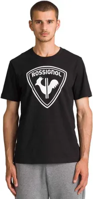 Obrázok produktu pre Logo Rossignol, tričko s krátkym rukávom, čierna farba, pánska