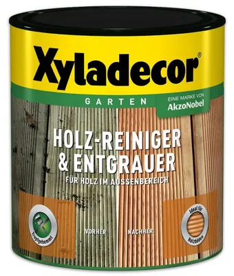 Produktbild von Xyladecor Holz-Reiniger & Entgrauer, Deck, 2,5 l, 8 m²/L, 1 h
