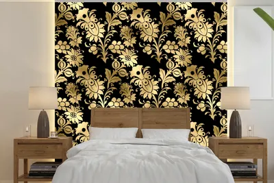 Productafbeelding van Barokke bloemenfotobehang, 220 x 220 cm
