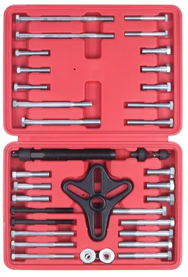 Produktbild von Varan Motors - VT01008 46 Stück Ausziehkiste für Harmonieausgleichsabzieher, Schwungrad und Riemenscheibe, Schwungradabzieher