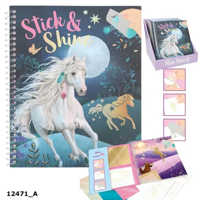 Zdjęcie produktu dla Kolorowanka Stick and Shine Miss Melody