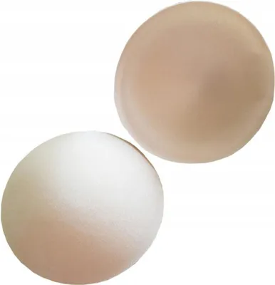 Zdjęcie produktu dla Wkładki Push Up Do Stanika Biustonosza Bikini Strój Okrągłe Usztywniające Beż