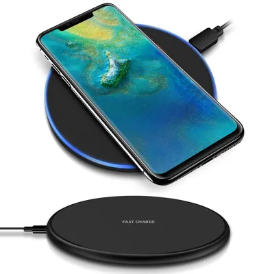 Produktbild von QI Wireless Schnell Ladegerät Huawei Mate 20 Pro Kabellos Induktiv Laden Charger