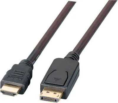 Productafbeelding van EFB K5561SW.2V2 EFB DisplayPort/HDMI Kabel FullHD A-A St-St, 2,0m, schwarz