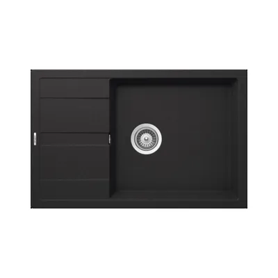 Produktbild von Schock Einbauspüle Manhattan D-100LS U Onyx - Unterbauspüle