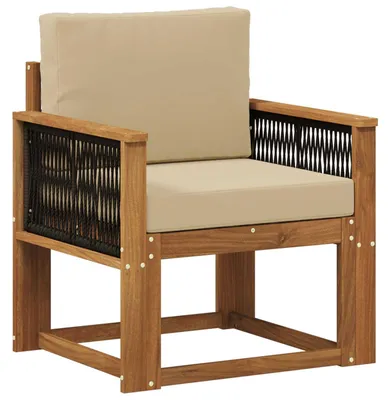 Immagine prodotto di vidaXL Divano da esterno in legno massello di acacia naturale