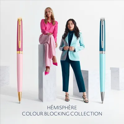 Produktbild von WATERMAN Kugels. Hemisphere Colour Blocking Green C.C. M bl. Geschenkbox