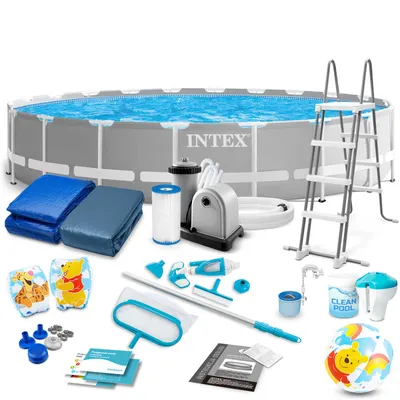 Immagine prodotto di Cornice da giardino per piscina 610 x 132 cm Set 21 in 1 INTEX 26756