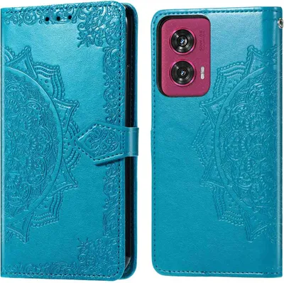 Image de imoshion Mandala Bibliothèque pour le Motorola Edge 50 Fusion - Turquoise