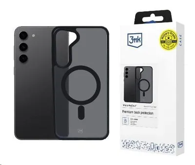Productafbeelding van 3mk Beschermhoes Smoke MagCase voor Samsung Galaxy S24 Ultra, achterkant, compatibel met MagSafe
