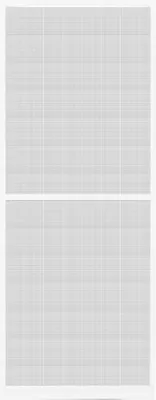 Obrázok produktu pre Clanmacy Sieť proti hmyzu Dvere 95x210cm Ochrana proti komárom Sieť proti komárom Kyvné dvere s hliníkovým rámom Biela