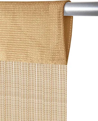 Produktbild von Fadenvorhang ( 56x185cm ) in Gold, Caravan Camping Fadengardine ideal für Wohnwagen / Wohmobil als Türvorhang