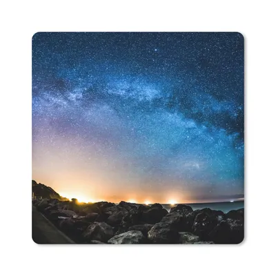 Obrázok produktu pre Podložka pod myš - Galaxia - vesmír - slnko - chlapci - dievčatá - deti - 20x20cm - Rohožka pod myš