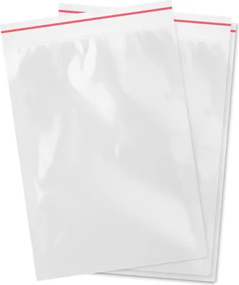 Produktbild von Verpackungstüten 100 Stück Zip-Lock Tüten verschließbar200x300 mit Druckverschluss