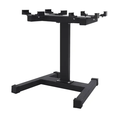 Image de Supports pour haltères Supports pour poids d'haltères Stockage d'haltères Noir max 136kg