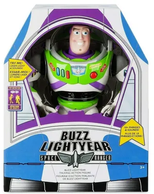 Actionfigur Buzz Lightyear 30,5 cm, spricht 15 Sätze, bewegliche Flügel