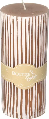 Productafbeelding van Bruine kaars Renee, 15 cm