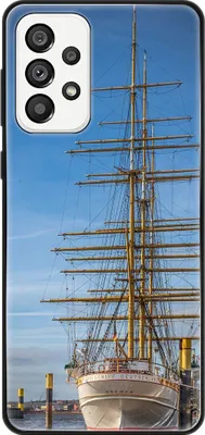 Produktbild von König Design Hülle kompatibel mit Samsung Galaxy A73 5G Kunststoff Soft Handyhülle - Handy Case Segelboot