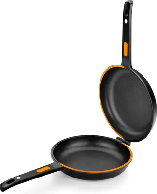 Productafbeelding van Famanu omeletpan, 20 cm - Gietijzer, antiaanbaklaag, geschikt voor inductiekookplaten