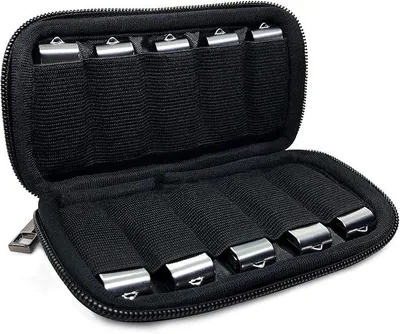 Zdjęcie produktu dla Etui na Pendrive USB Organizer Neopren na Karty Kable Akcesoria