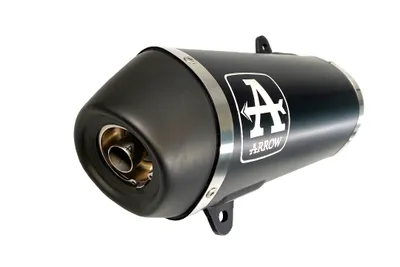 Produktbild von ARROW Auspuff DARK URBAN für Piaggio Medley 125/150 2016-, Aluminium schwarz (Nur mit ARROW Krümmer)