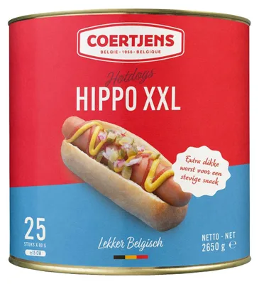 Produktbild von Coertjens Hotdogs 25er Pack, 2650 g – Saftige, hochwertige Würstchen