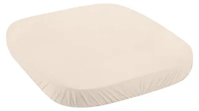 Produktbild von Spannbettlaken aus Baumwolle – 73 x 73 cm – Beige | Spannbettlaken Babybett