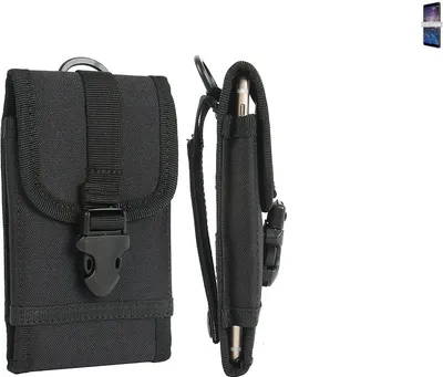Produktbild von K-S-Trade Handyhülle kompatibel mit Nokia 7 Plus Gürteltasche Holster Handytasche Gürtel Tasche Schutzhülle Robuste Handy Schutz Hülle Tasche