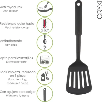 Immagine prodotto di Raschietto da cucina di base in nylon, 32,5 x 9 cm.