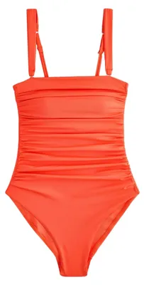 Productafbeelding van NEXT, badpak met buikvormend effect, gerimpelde bandeau