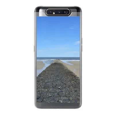 Produktbild von MuchoWow® Handyhülle Schutzhülle Hülle für Samsung Galaxy A80 Nordsee - Strand - Wasser Silikon Softcase Handy Hülle - Schutzdeckel