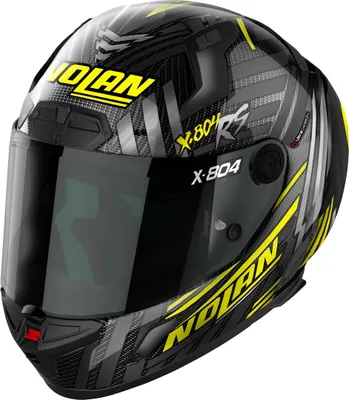 Immagine prodotto di Nolan X-804 RS Ultra Carbon Spectre Helm, schwarz/grau/gelb, XS (55)