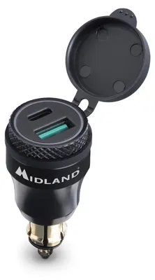 Obrázek produktu pro Rychlonabíjecí adaptér BMW MIDLAND s duálním USB a USB typu C