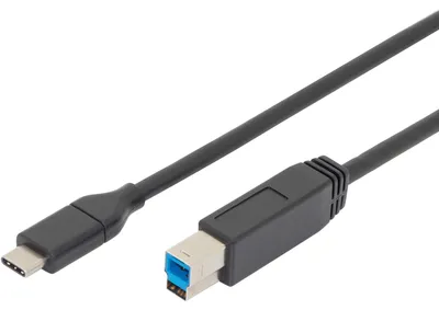 Image de ASSMANN - Câble USB-C - USB-C (M) bis USB Type B (M) - USB 3.0 - 3 A - 1,8 m