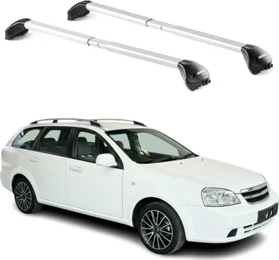 Produktbild von Dachträger für Chevrolet Nubira Kombi 2003-2012 5 tür 100kg Alu Silber 2x ABE