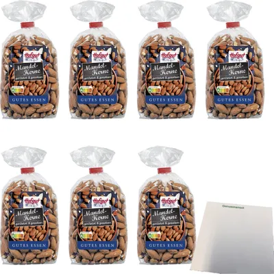 Produktbild von Hofgut Mandelkerne G+G VPE (7x200g Beutel) + usy Block