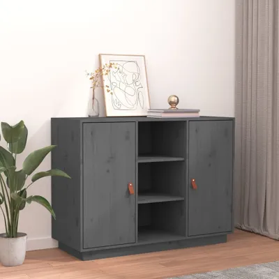 Imagen del producto de Maison Exclusive - Aparador Grau, 100x40x75 cm, madera maciza de pino