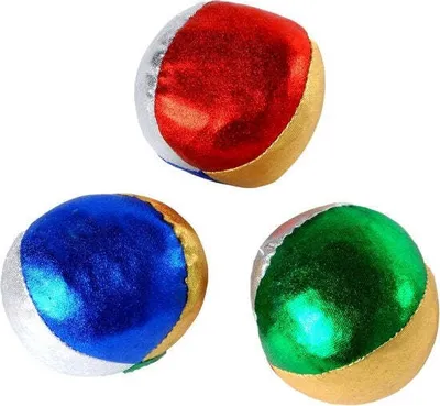 Produktbild von Angel Toys Jonglierbälle metallisch 2.5"