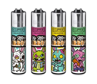 Produktbild von Clipper Feuerzeuge 4er Set Z-Bunnys