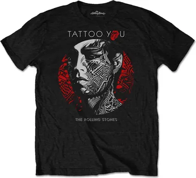 Produktbild von The Rolling Stones Tattoo You Circle Black L T-Shirt