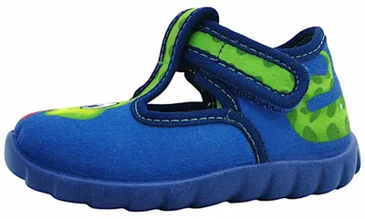 Produktbild von Fischer Markenschuhe Kinder Klett Hausschuh Hausschuh Blau in Gr. 22