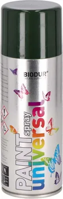 Produktbild von Biodur | Sprühlack - Khaki, Grau-Oliv (RAL 6006) - 400ml, Sprühfarbe, Lackspray, Universal - Betonfarbe, Sprühlacke für Holz, Metall, Glas