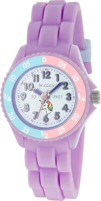 A close-up, studio shot of a children's watch.