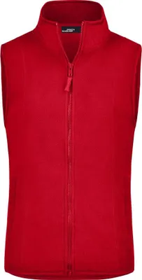 Produktbild von Leichte Weste aus Microfleece red, Gr. S