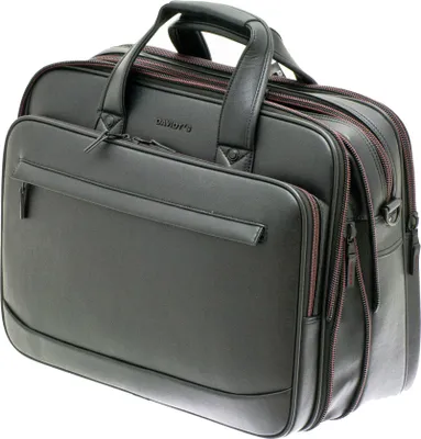 Produktbild von Aktentasche Business Laptop Erweiterbar Umhängetasche 44 Schwarz Davidts Bowatex