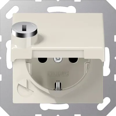 Zdjęcie produktu dla Jung AS1520BFKLSL Gniazdko SCHUKO® 16 A 250 V ~ białe