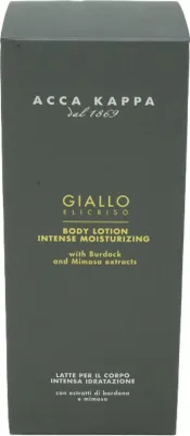 Produktbild von Acca Kappa Giallo Elicriso Burdock and Mimosa Body Lotion 300 ml