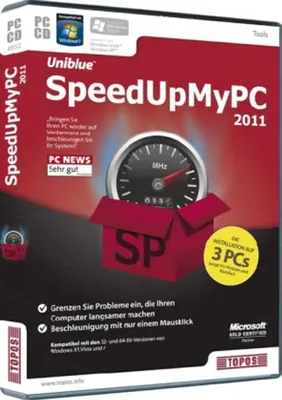 Produktbild von SpeedUpMyPC 2011 (Uniblue) - Uniblue - (PC Software / Organisation / Sicherheit)